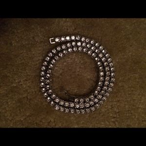 22 Inch Diamond CZ tennis chain (Silver)